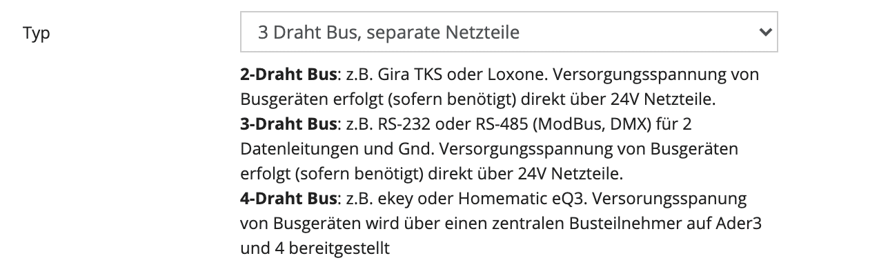 DMX + Modus (und weitere 3-adrige Bussysteme)